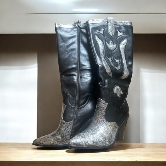 ANN CREEK 'Boma' Western Boots - Size 9.5 |
Stunning Black & White Design! - Picture 5 of 13